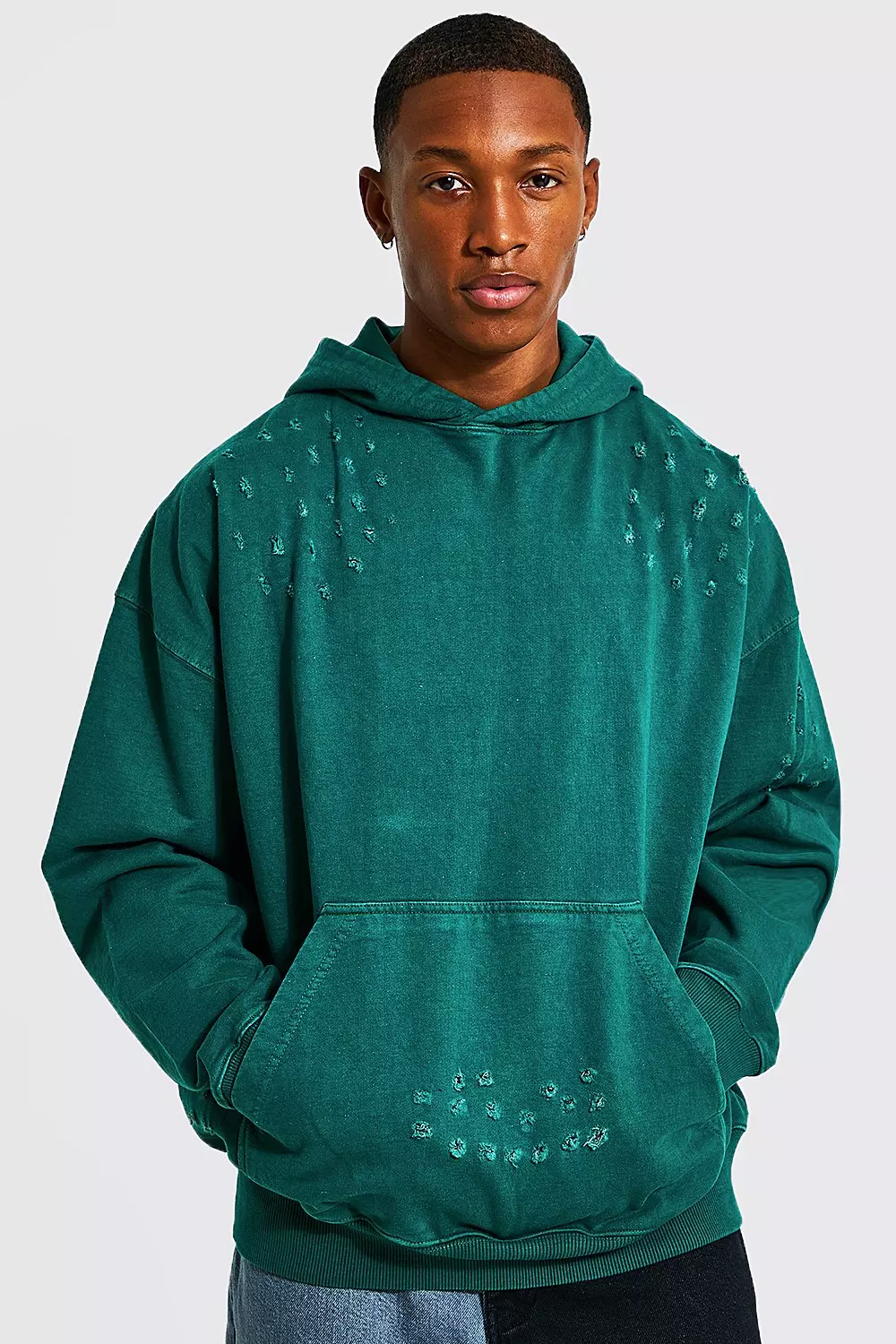 Oversized hotsell distressed hoodie